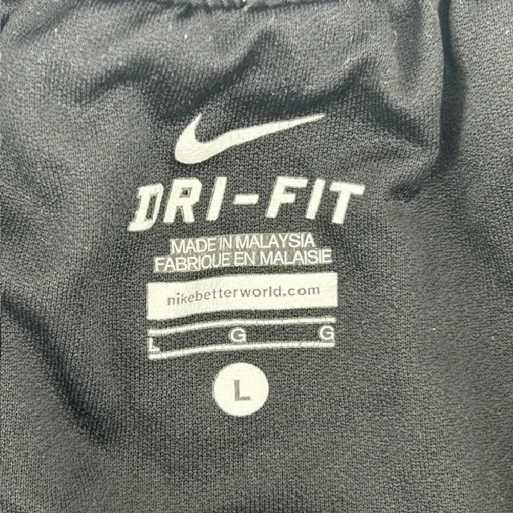 Nike Kids Dri-FIT Tempo Running Shorts Black White Large L